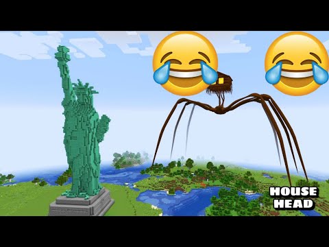 i Found HOUSE HEAD 😱 in Minecraft | Minecraft Horror |