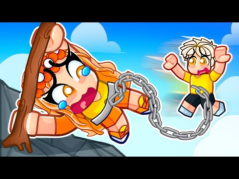 Mia and Shady are CHAINED TOGETHER in Roblox!