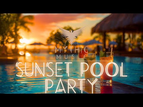 Sunset Pool Party • Uplifting Tropical Deep House Mix • Vacation Music Chill Lounge Beach Bar Vibes
