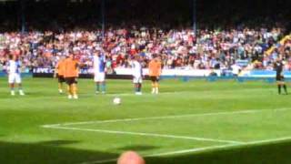 preview picture of video 'Wolves v Blackburn - Doyle's penalty miss and Wards finish from the stands - 13/08/2011 Ewood Park'