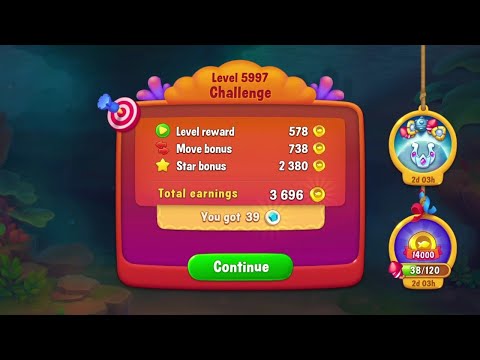 @Fishdom Win Strikes Level 5994 - Special Level 5997 Challenge.