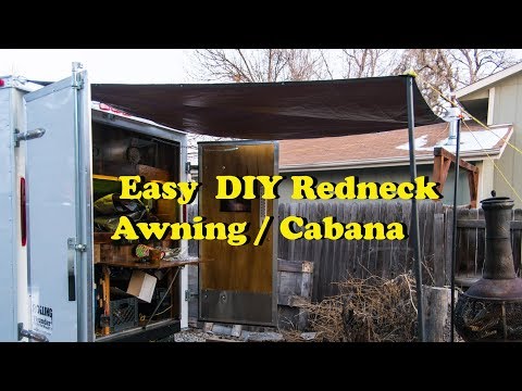 DIY Camper RV Awning / Cabana Redneck Style