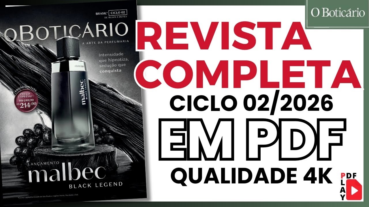 Revista O BOTICÁRIO | Ciclo 02/2026 MELHOR QUALIDADE PDF