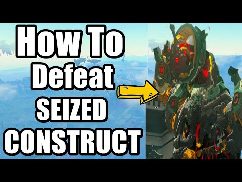 The Legend of Zelda : Tears of the Kingdom Boss Fight - How To Defeat SEIZED CONSTRUCT