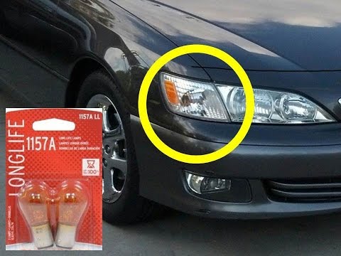 LEXUS ES300 FRONT BLINKER Light Bulb Replacement 1157A es 300 CAMRY
