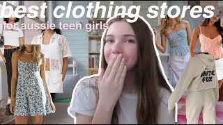 the BEST clothing stores for australian teen girls