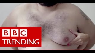 How are moobs teaching women about breast cancer - BBC Trending