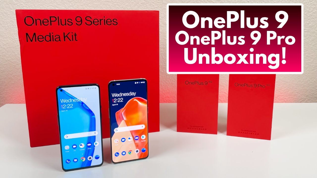 OnePlus 9 // OnePlus 9 Pro - Mega Unboxing!