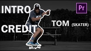 프리미어프로 야매강좌 28강 인트로 크레딧 (등장인물소개) 만들기