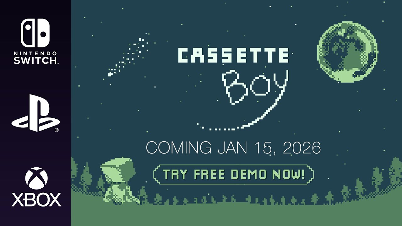 CASSETTE BOT || Consoles Date Announcement Trailer