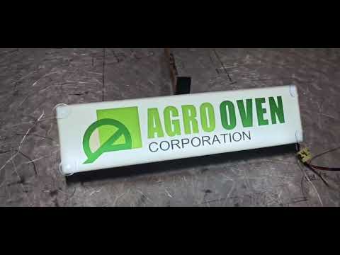 Led табличка для грузовика надпись "Agro Oven", белая подсветка - фото 1 - id-p3137434217
