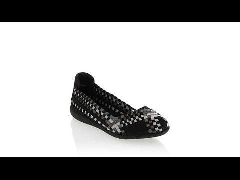 Steven by Steve Madden "Criss" Woven Stretch Ballet Flat