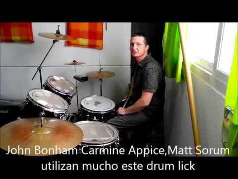Carmine Appice Drum lick (subtitulos en castellano)