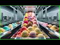 How Ice Cream Is Made In A Mega Factory With Modern Technology