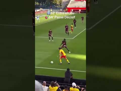 Les premiers pas de thauvin au rc Lens, une passe decisive après 2 minutes de jeux