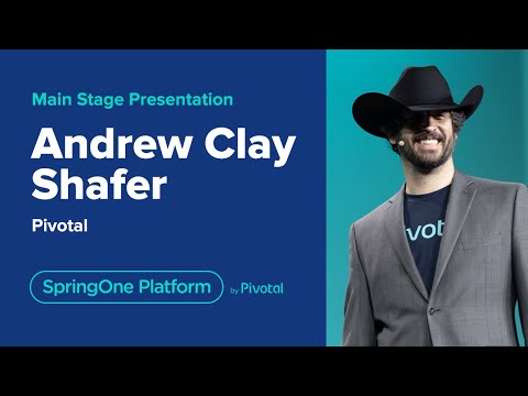 Andrew Clay Shafer at SpringOne Platform 2019