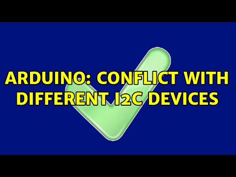 Arduino: conflict with different i2c devices (2 Solutions!!)