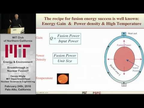 [Documentary] Nuclear Fusion - MIT Conference 2016 - Lecture