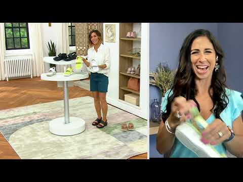 Vionic Leather Platform Sandals Karleen on QVC