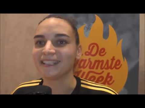 Nicky Evrard na de Warmste Match Thuis - Belgian Red Flames op 23.12.2018