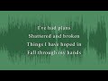 Tenth Avenue North Control Somehow You Want Me Lyric Video