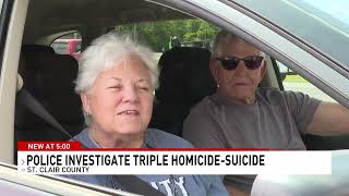 Community shocked after triple murder-suicide in St. Clair County