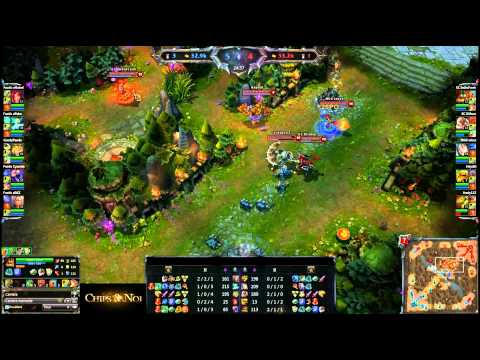 (HD217 Better up Irelia) IPL 5 Qualifier - Eclypsia vs Fnatic - League Of Legends Replay [FR]