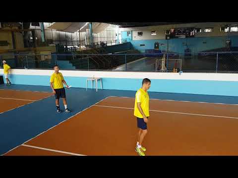 Torneio Peteca Dezembro de 2017 -  Final A  -  1º set -  ponto jefferson