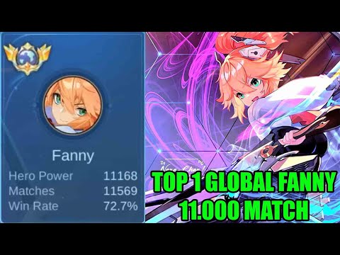 King Fanny top 1 global 11,000 match savage skill is easy to imitate