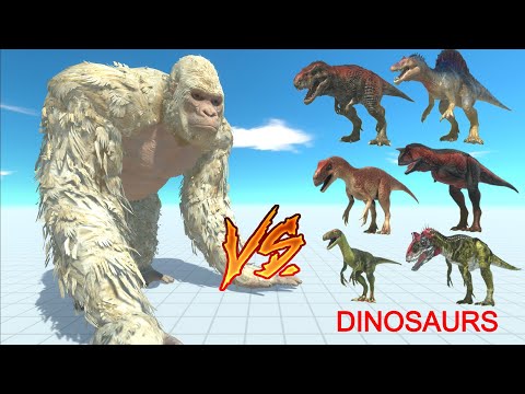 GEORGE (Remastered) vs ALL UNITS (Carnivore Dinosaurs) - Animal Revolt Battle Simulator