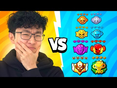 I ACTUALLY 1v1'ed EVERY RANK In Brawl Stars!