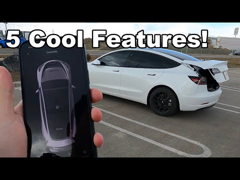 Here's 5 Cool Tesla Model 3 Features!