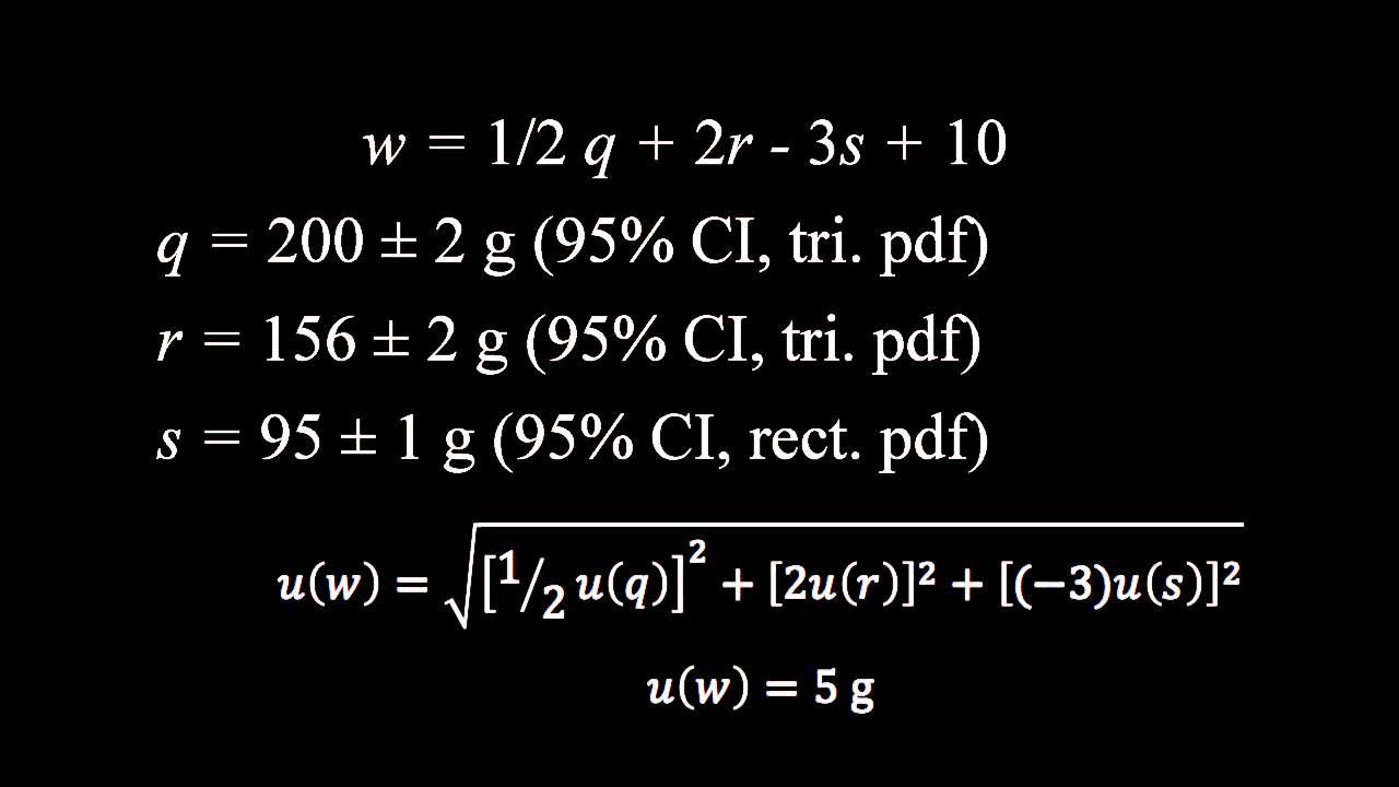 Uncertainty Analysis Part 2 Answer