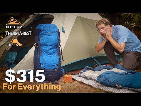 Everything You Need For Backpacking Under $315* - Backpacking on a Budget