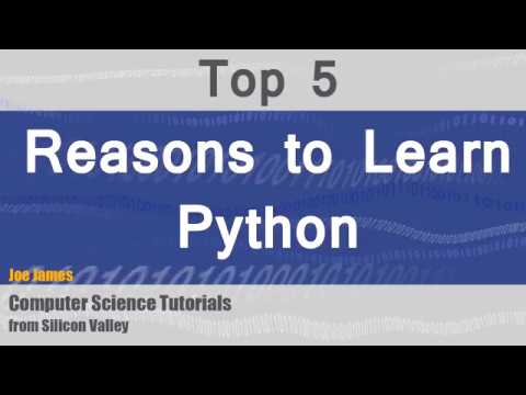 Top 5 Reason To Learn Python Programming Language Python Tutorial