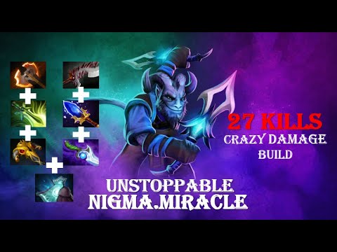 Nigma.Miracle (Riki) -Unstoppable 27 Kills | Crazy Damage Build