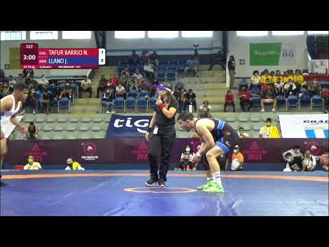 Round 2 FS - 79 kg: N. TAFUR BARRIO (COL) v. J. LLANO (ARG)