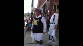 preview picture of video 'Morris dancers in brattleboro vt MAY26 2012'