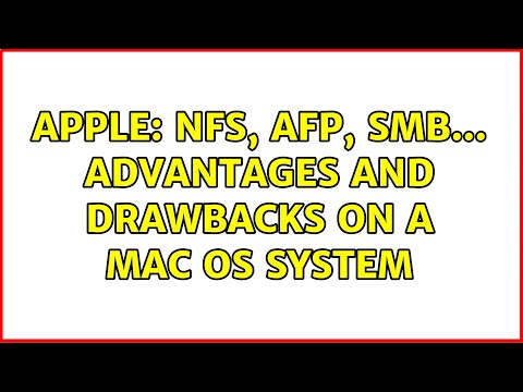 Apple: NFS, AFP, SMB... Advantages and drawbacks on a Mac OS system (4 Solutions!!)