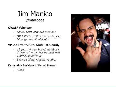 Top Ten Proactive Controls - Jim Manico