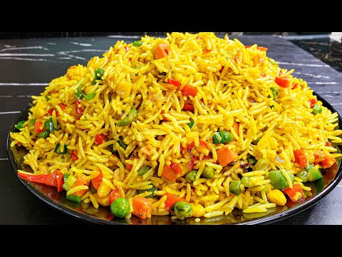 How to make Quick, Easy and Tasty Garlic Tumeric Rice Everytime |The Perfect Yellow Rice Recipe