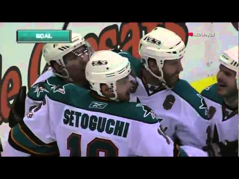 Red Wings' five-game winning streak ends with 4-3 home loss to Sharks