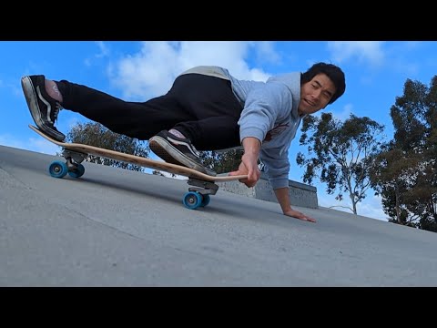 Backside Bert Slide Nose grab | surfskate tutorial