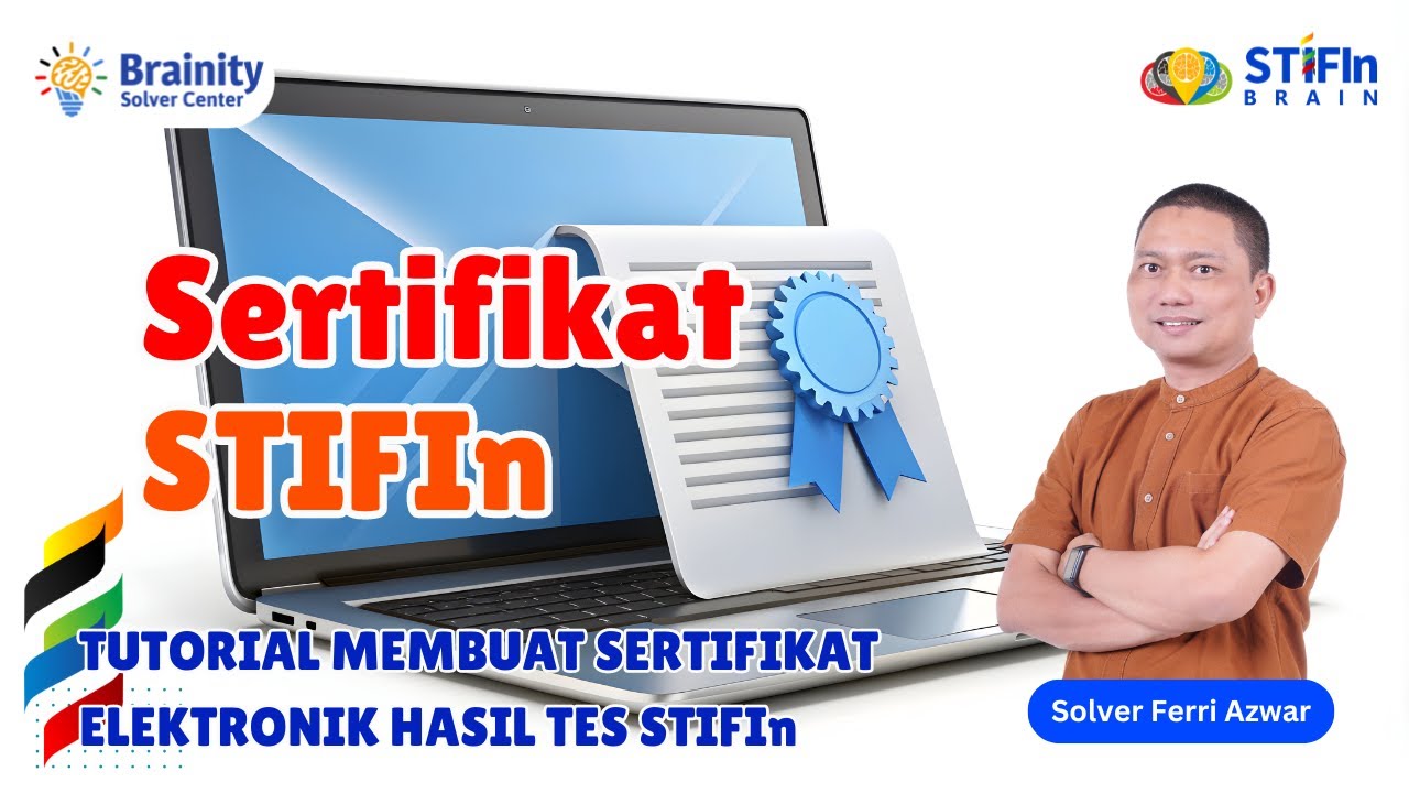 Membuat Elektronik Sertifikat Hasil Tes STIFIn Brain
