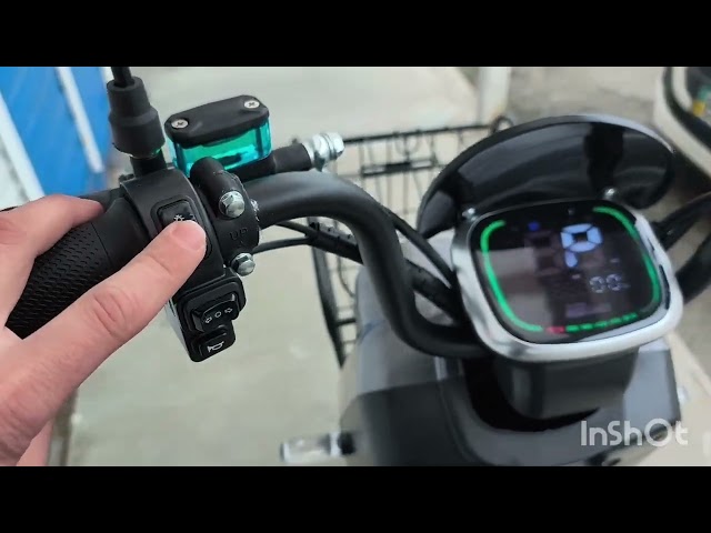 Електричний велосипед UN-1697 Двигун 1000W Акумулятор 20Ah 72V Чорний 