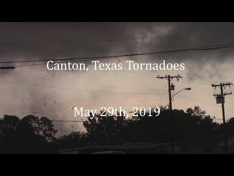 May 29th, 2019 Canton, Texas Tornadoes Full Chase
