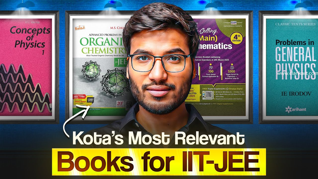 Best BOOKS for IIT-JEE | Complete Guide!