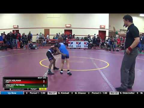 BANT 50-55 Jack Holman UTAH Vs Vincent Peyron California