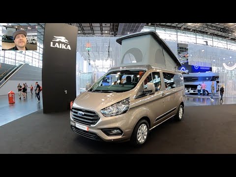 Laika Kosmo Urban RV Camper Van Ford Transit Custom F100 Camping car walkaround and interior V0593