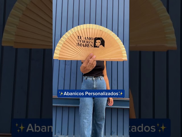 Vídeo relacionado con Porras Estampación & Banderas | Abanico Personalizado con Texto y Foto | Crea el Que Quieras